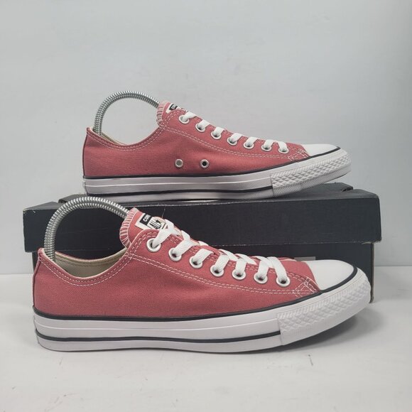 Converse All Star Chuck Taylor Ox Red Unisex Sneakers US WO'S 10.5 Men's 8.5 NWB - Picture 1 of 10